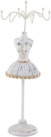 Doll Sieradenstandaard, Bureaubladketting, Orecchini, Anelli, Porta Bracciale con Fermo Rimovibile, Decorazione Moda (#2)
