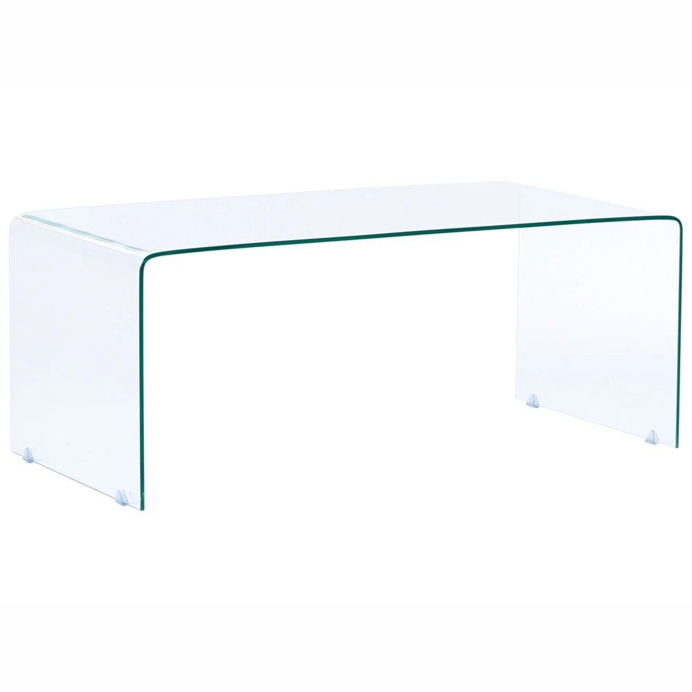 Tavolino Trasparente 100 x 50 cm Rettangolare stile Minimalista