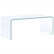 Tavolino Trasparente 100 x 50 cm Rettangolare stile Minimalista