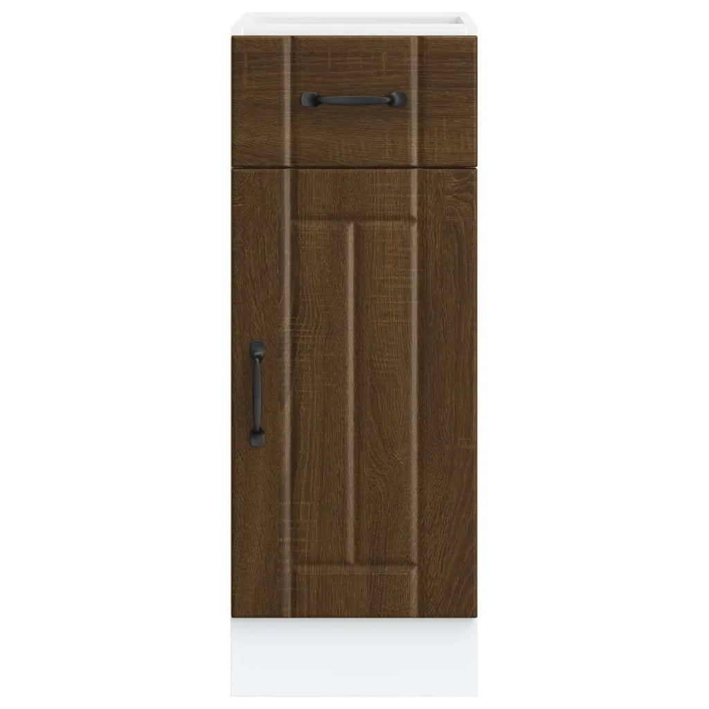 Base da Cucina Lucca Rovere Marrone in Legno Multistrato 853704