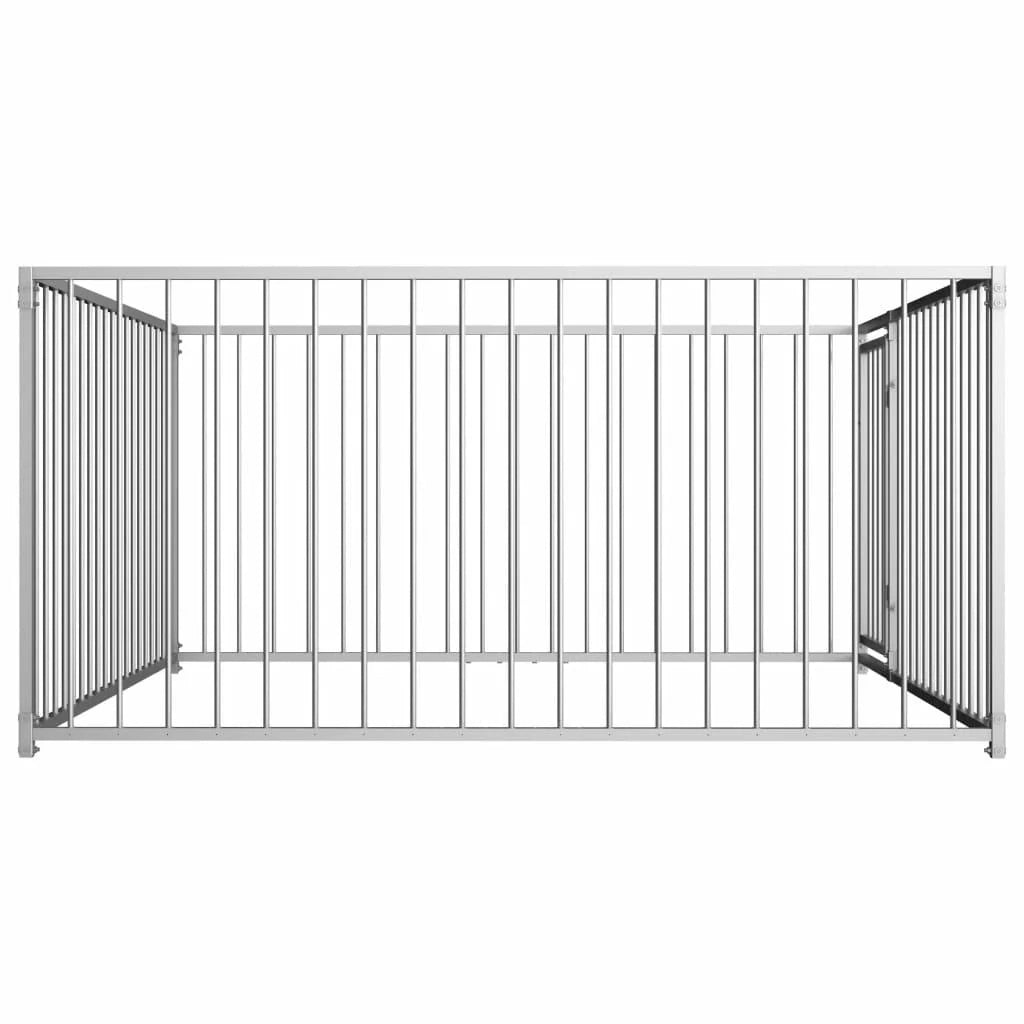 Cuccia da esterno gabbia recinto per animali box per cani da esterno 100 cm 02_0000344