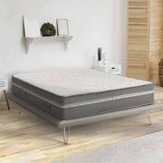Amomali, Materasso Matrimoniale Sfoderabile Made in Italy, 200x160x32h cm Grigio