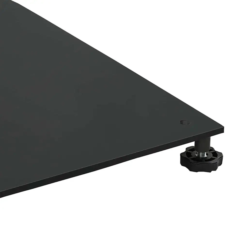 Base per ombrellone Nero 100 x 100 x 4 cm Acciaio CFW8396800