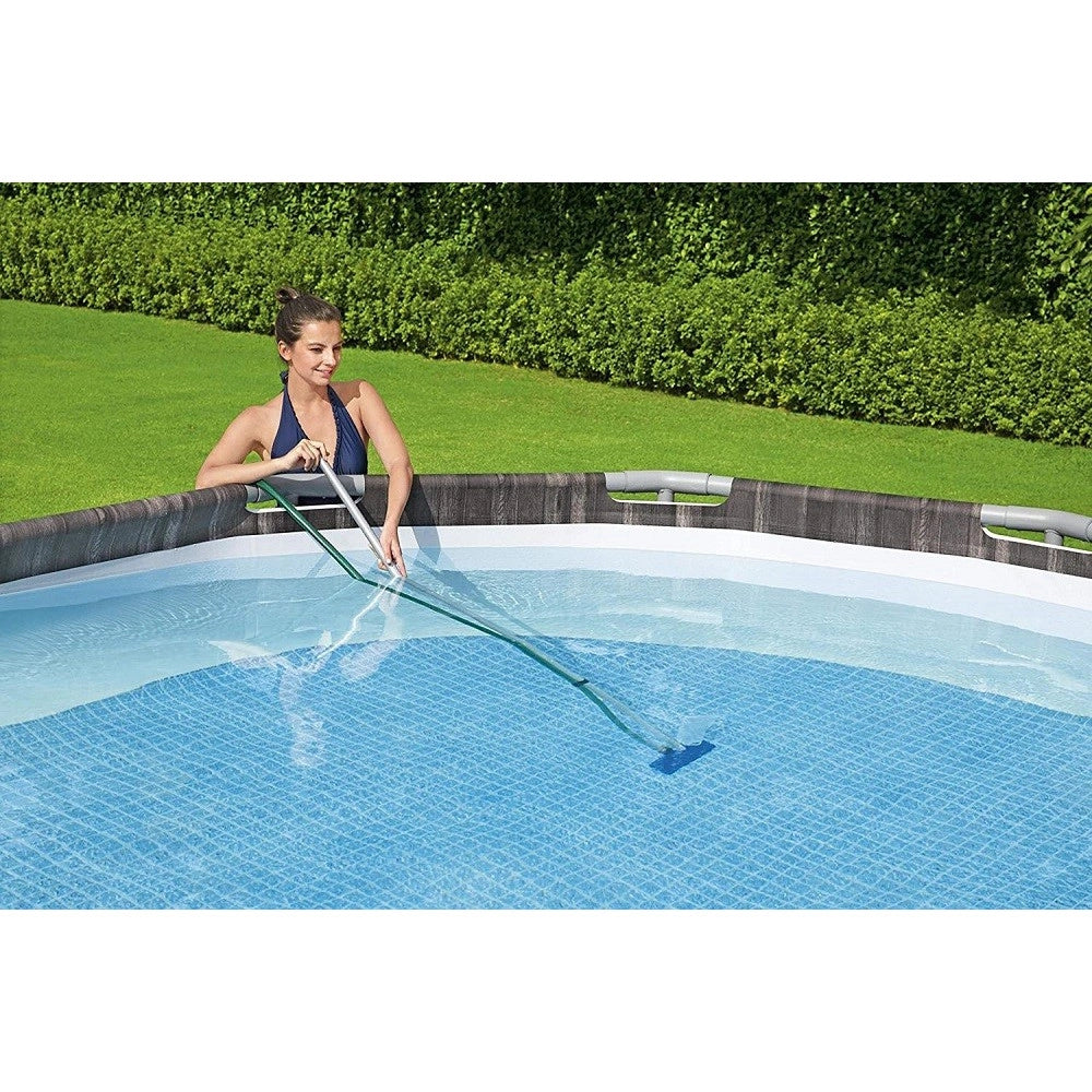 Trade Shop - Kit Pulizia Standard 203cm Per Manutenzione Piscine Fino A Diametro 366 Cm 58013 -