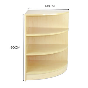Bancone Angolare LM60 Acero – Vetrina Espositiva con Ripiani