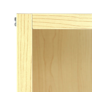 Bancone Angolare LM60 Acero – Vetrina Espositiva con Ripiani