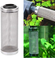 Protezione per filtro acquario in acciaio inossidabile - Copertura per filtro acquario - Protezione per gamberi/pesci - Piccola/Grande - Effetto bolle - Adatto per filtro a valvola - Pietra aereazione