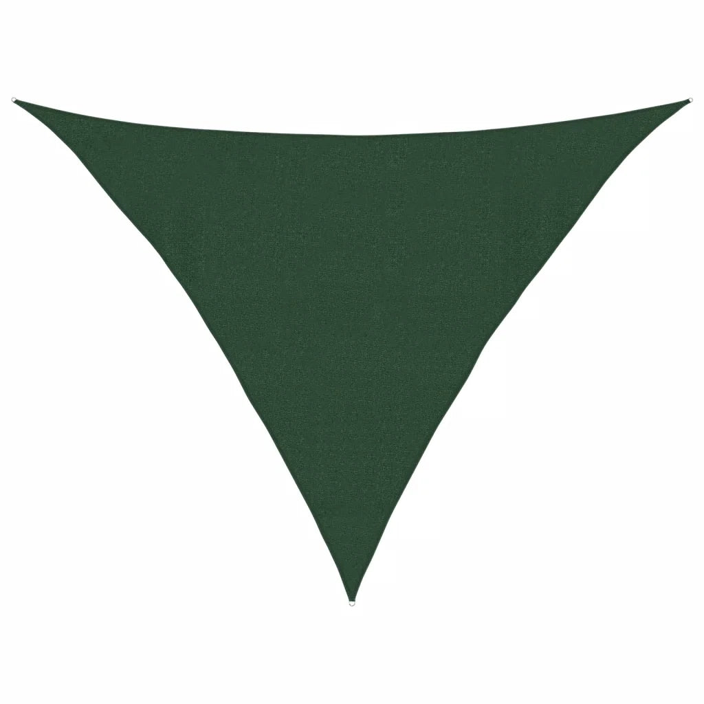 Vela Parasole | Telo Ombra | Vela da ombra 160 g/m2 Verde Scuro 4x4x5,8 m in HDPE