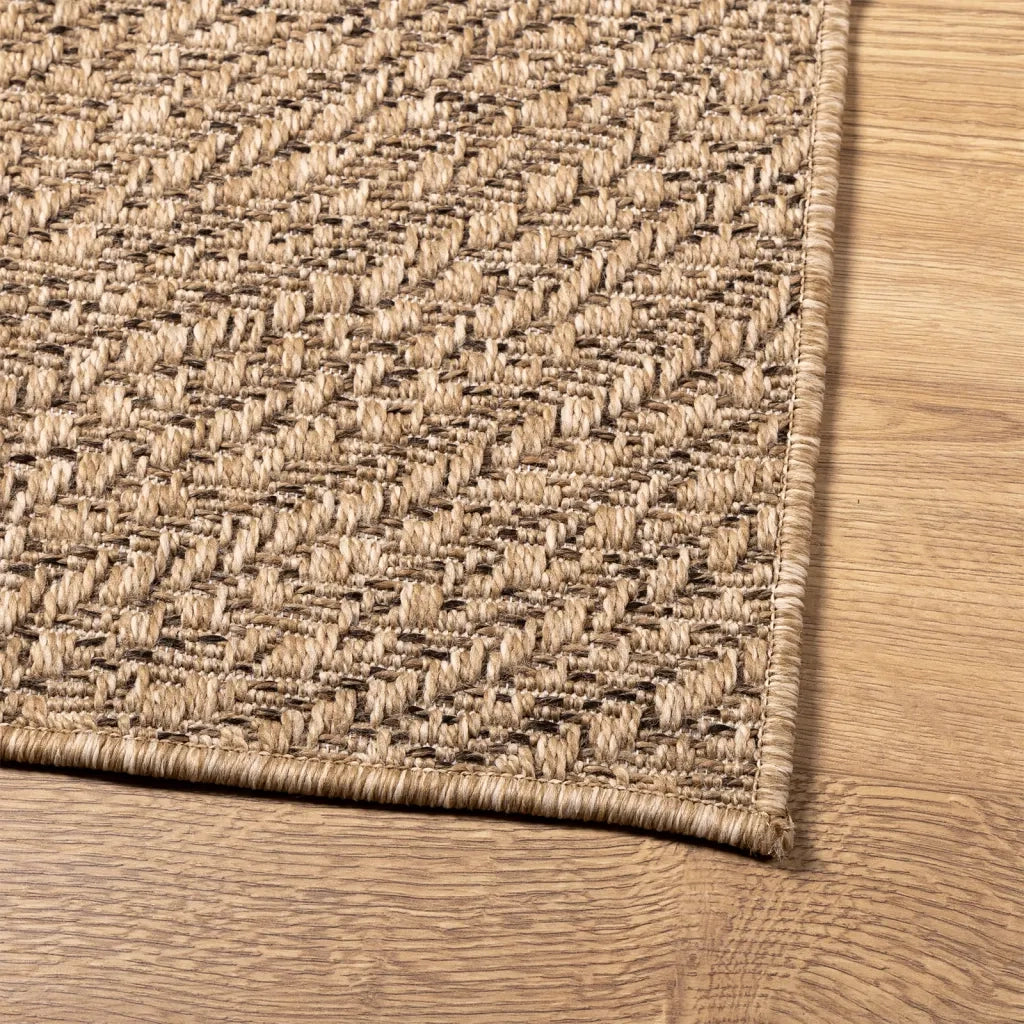Tappeto ZIZUR 200x290 cm Aspetto Iuta per Interni ed Esterni 364842