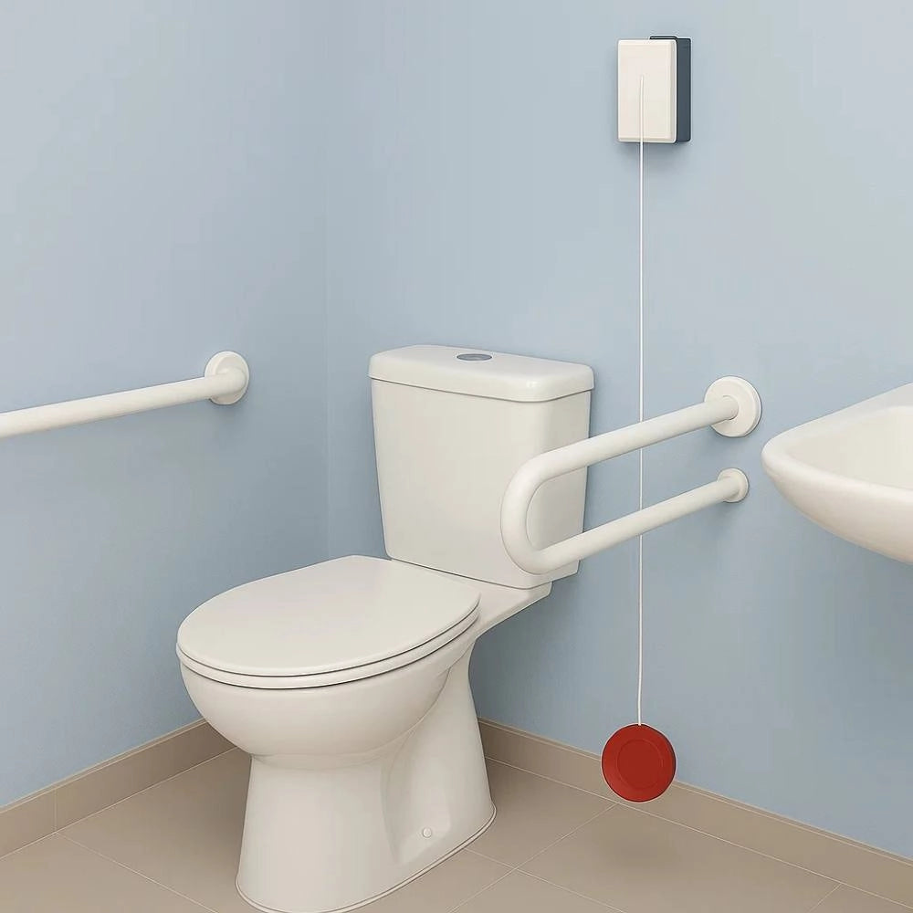 Bticino axolute hd4033 pulsante tirante 1p no 10a 250v allarme bagno