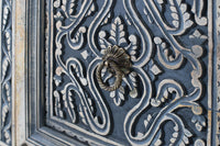 Credenza con tre cassetti e quattro ante in legno di sheesham