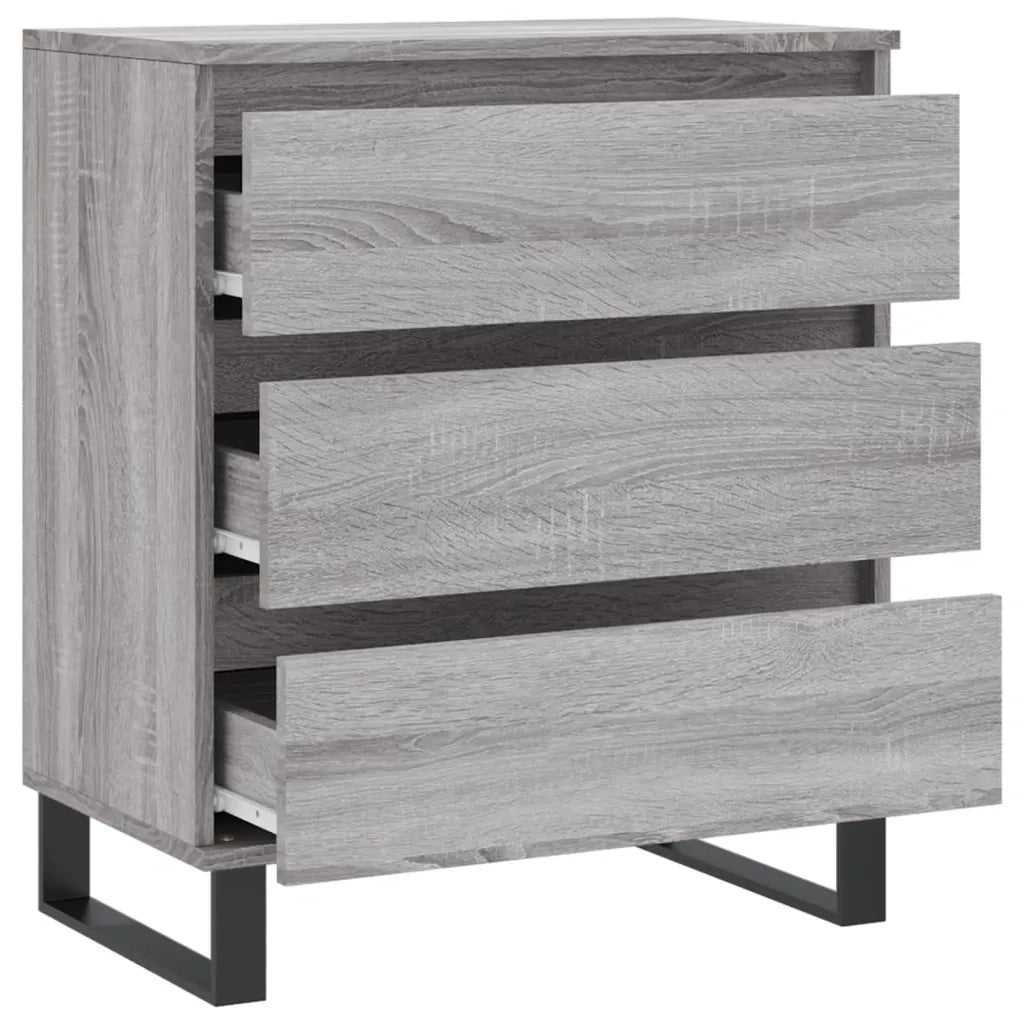 Credenza | Madia | Buffet da pranzo | Armadio da pranzo Grigio Sonoma 60x35x70 cm in Legno Multistrato