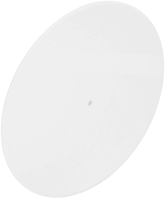 Piastra di Supporto per Plin per Plin per Registrazione su Vinile - Mat per Ridurre Rumore di Ruggine e Stoffa Statica - Bianco - Adatto per Amplificatori