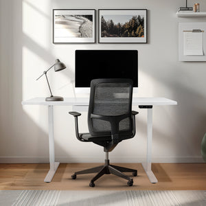 Scrivania Elettrica Regolabile 140cm Altezza Regolabile con Cassetto