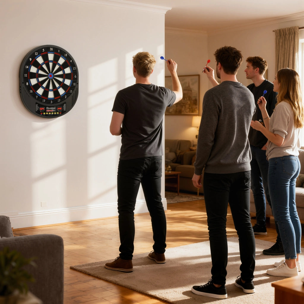 Gioco Freccette Elettronico ¨C Minimal ¨C con 2 Monitor LED, 33 Giochi, per 8 Giocatori