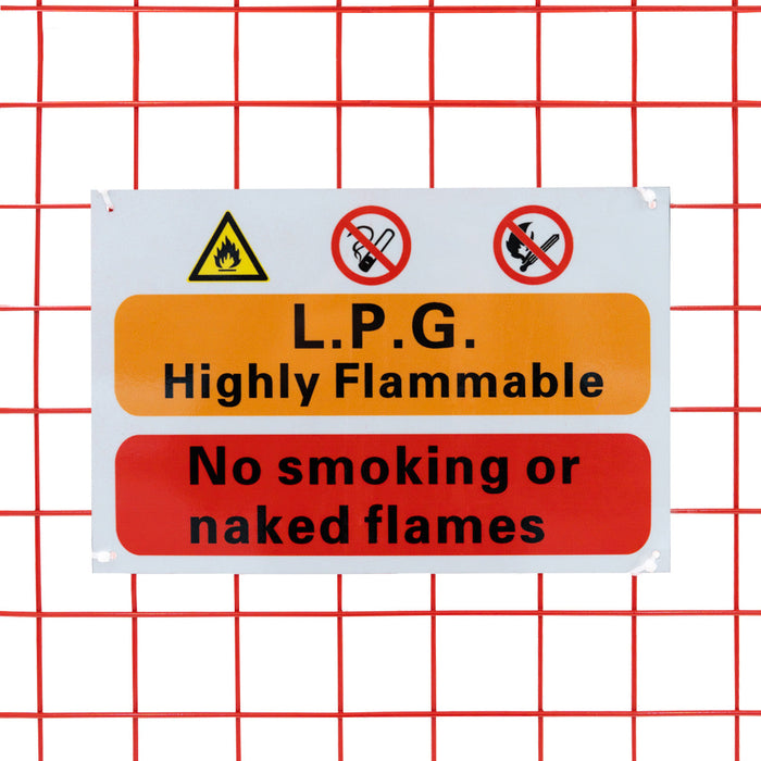 Gabbia di Sicurezza Pieghevole in Acciaio per Bombole di Gas - Contiene 3 Bombole da 19kg