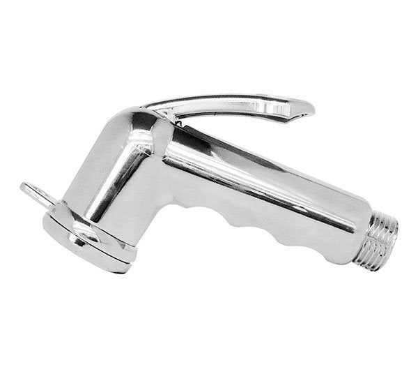 Doccia a pulsante lux ottone cro mato impugnatura liscia d.1/2 b0