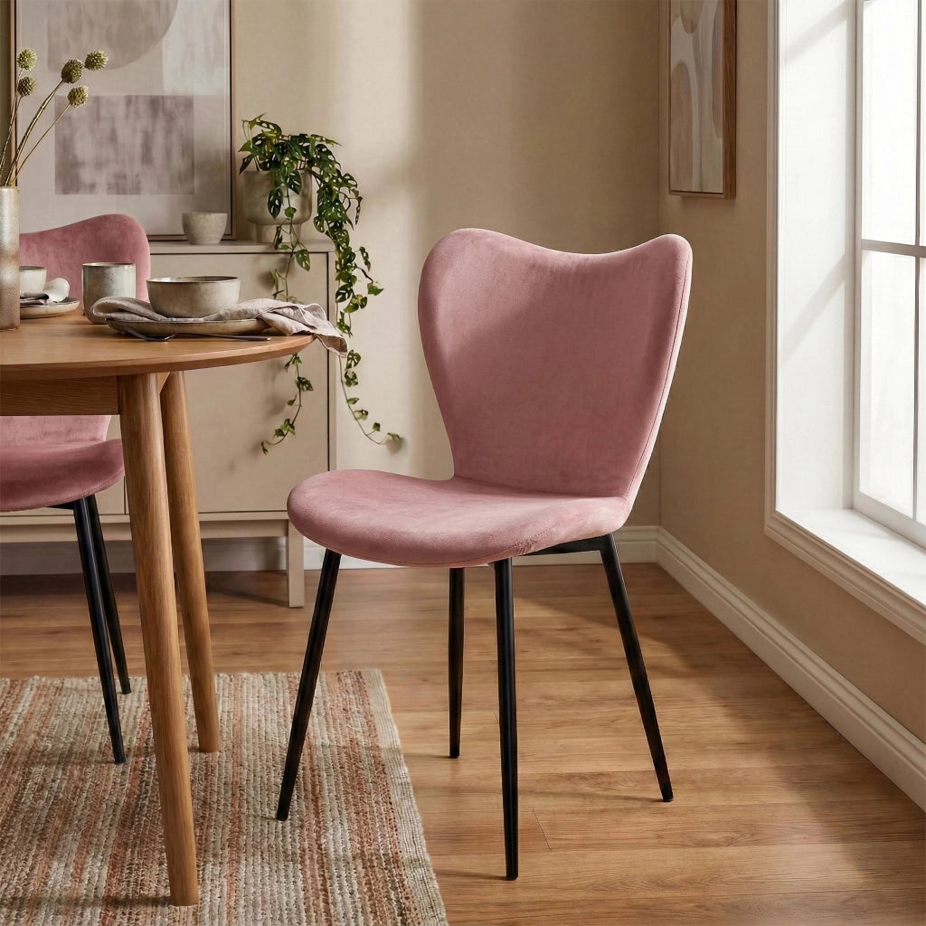 Set di 2 sedie per sala da pranzo Maika in velluto 7