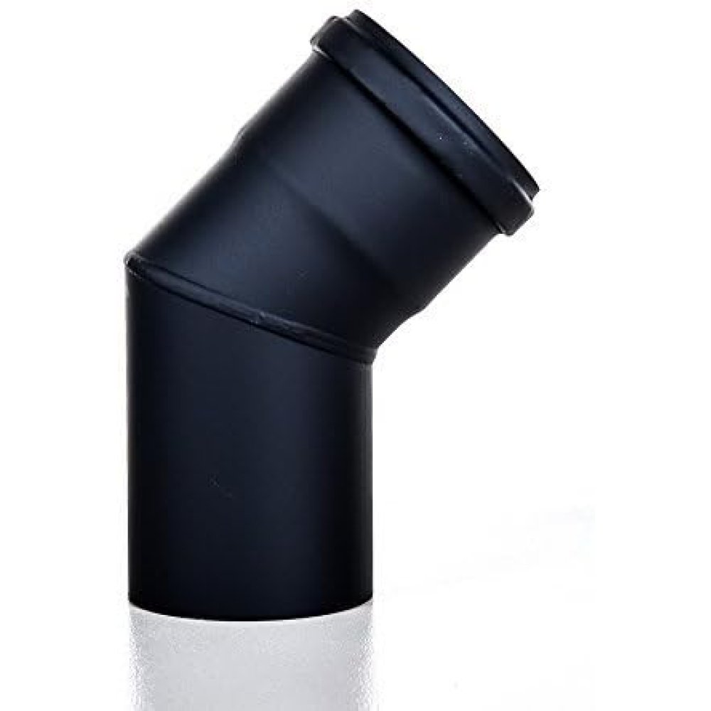 An camini f517080 - gomito a 45  in acciaio inox, curva, diametr