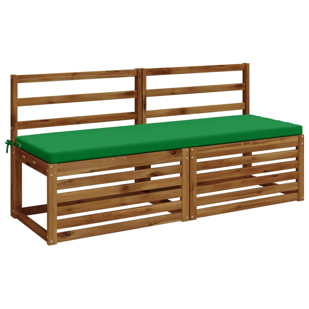 Cuscini per Panchina a 2 Pezzi SOEST 2 pz 100% Poliestere Verde 949469
