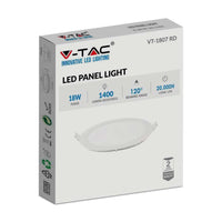 Pannello Premium LED da 18 W 6400K round