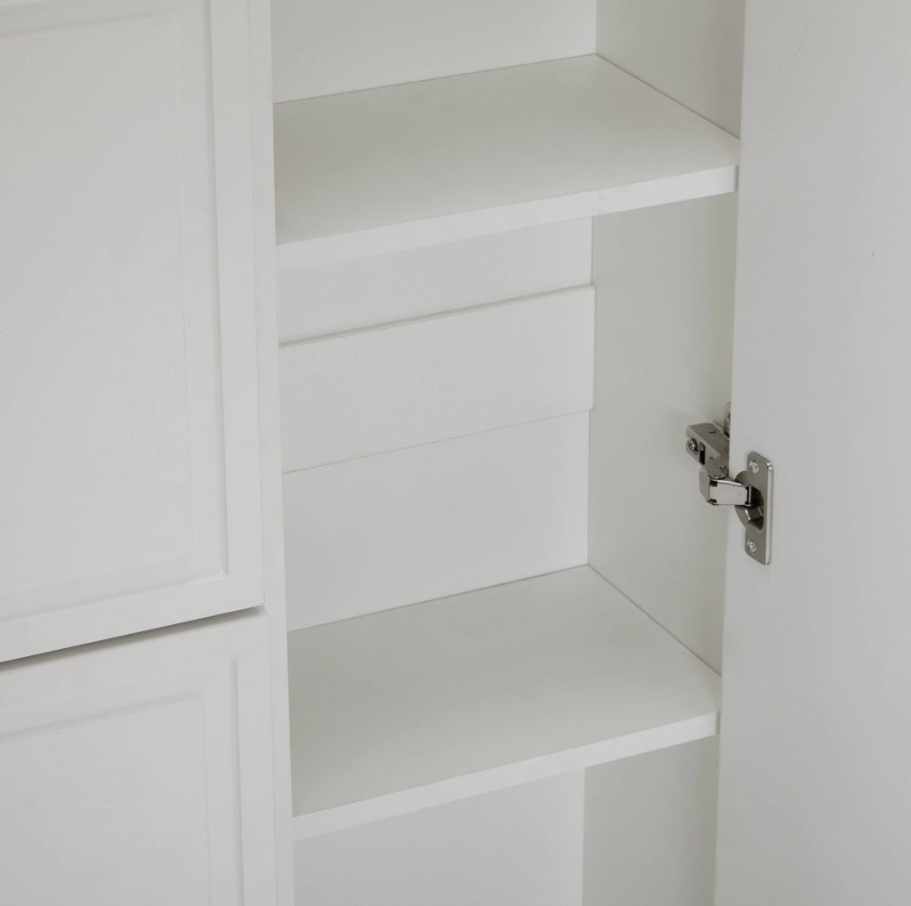 Mobile portascarpe 95x24x107,5 cm con 2 cassetti e ripiani regolabili bianco