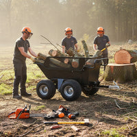 Rimorchio Ribaltabile ATV Quad Tosaerba 680kg Off Road Pesante Giardino Fattoria