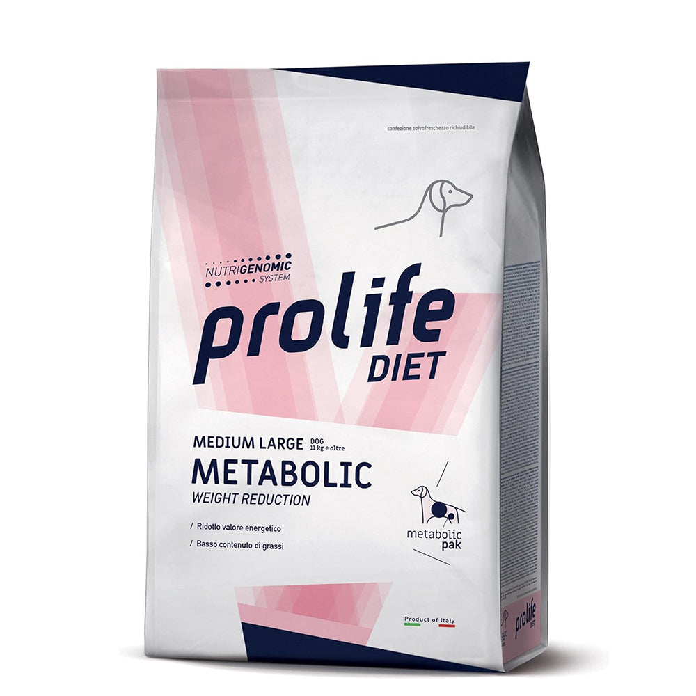 Prolife Dog Veterinary Medium Large Metabolic Weight Reduction 8kg