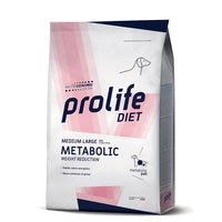 Prolife Dog Veterinary Medium Large Metabolic Weight Reduction 8kg