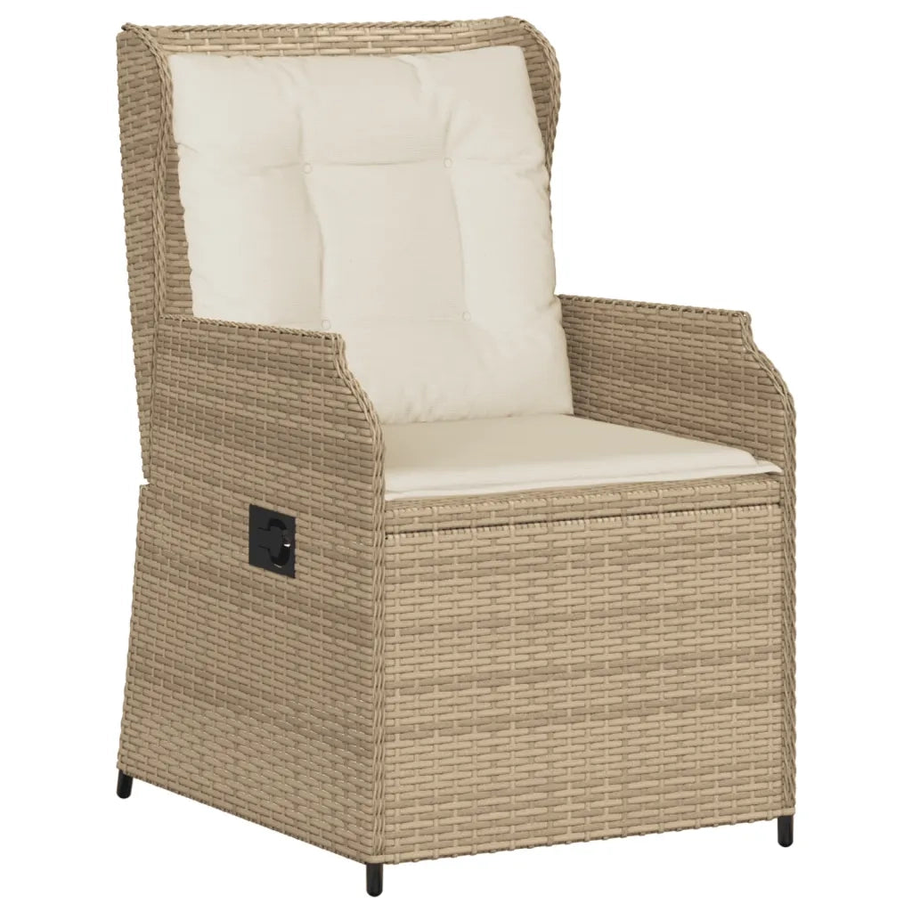 Set Divani da Giardino 6 pz con Cuscini in Polyrattan Beige 3262470