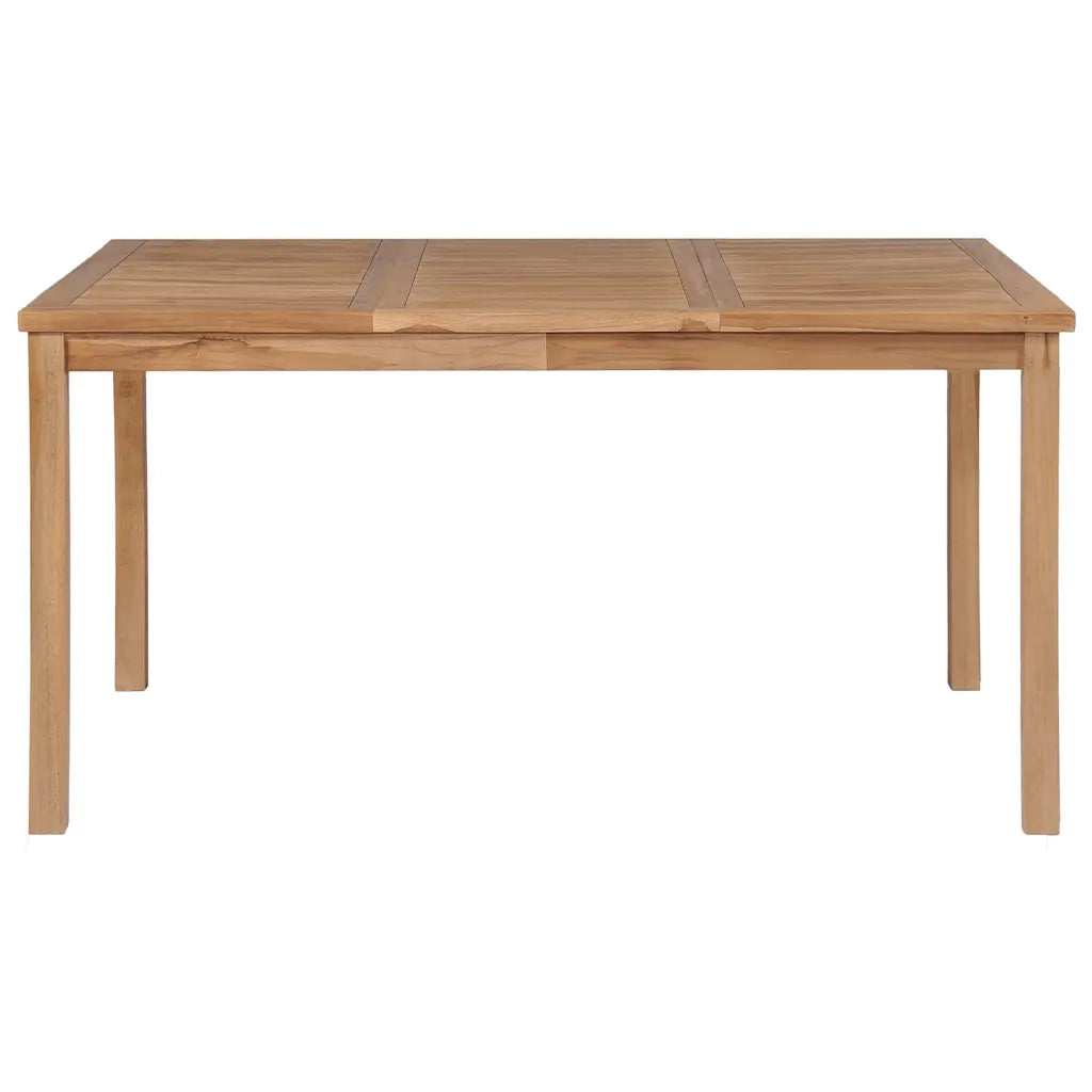 Tavolo da Giardino 150x90x77 cm in Legno Massello di Teak 44997