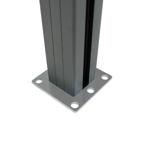 Pannello Recinzione Angolare 180x100cm Marrone PVC WPC