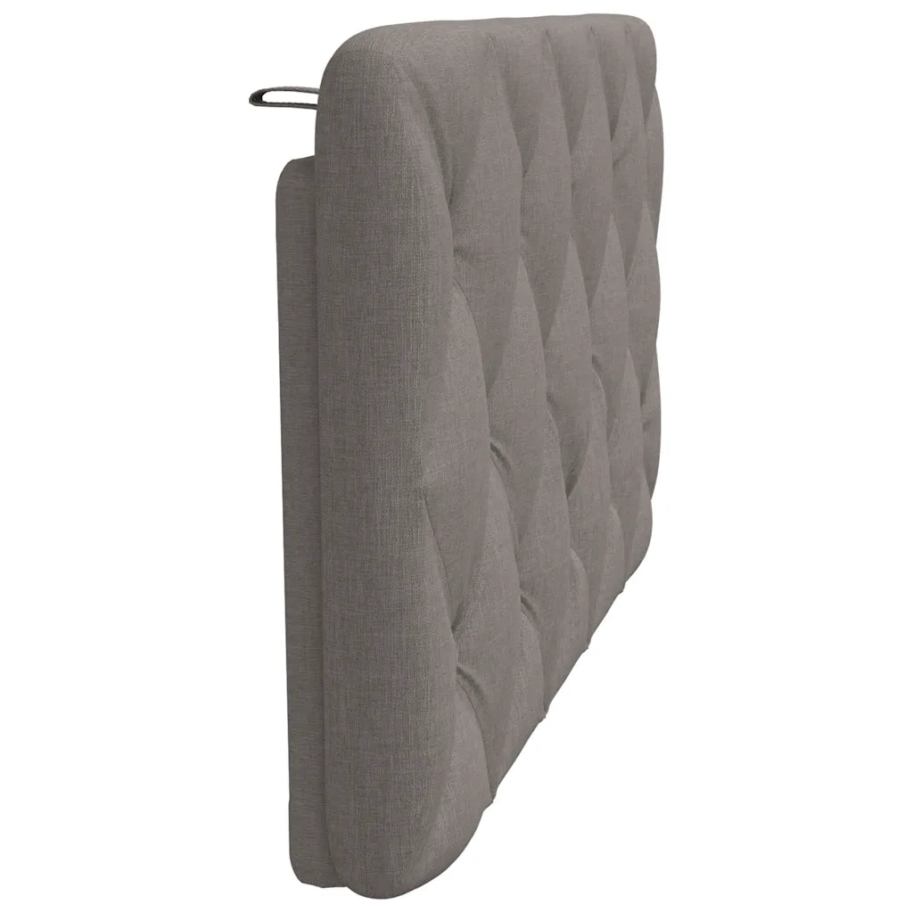 Cuscino Testiera Tortora 100 cm in Tessuto