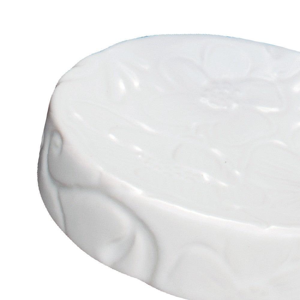 Art flora porta sapone in ceramica