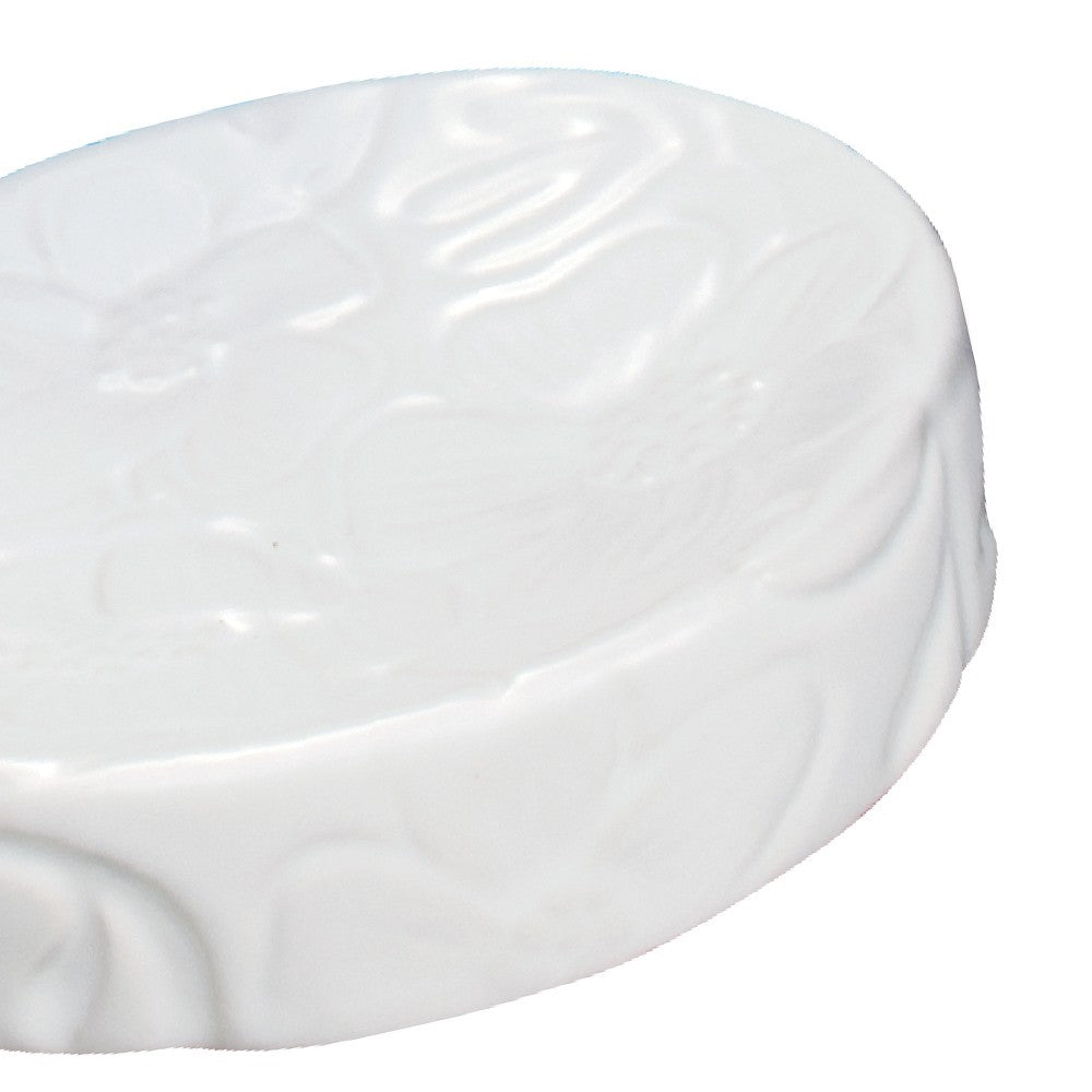 Art flora porta sapone in ceramica