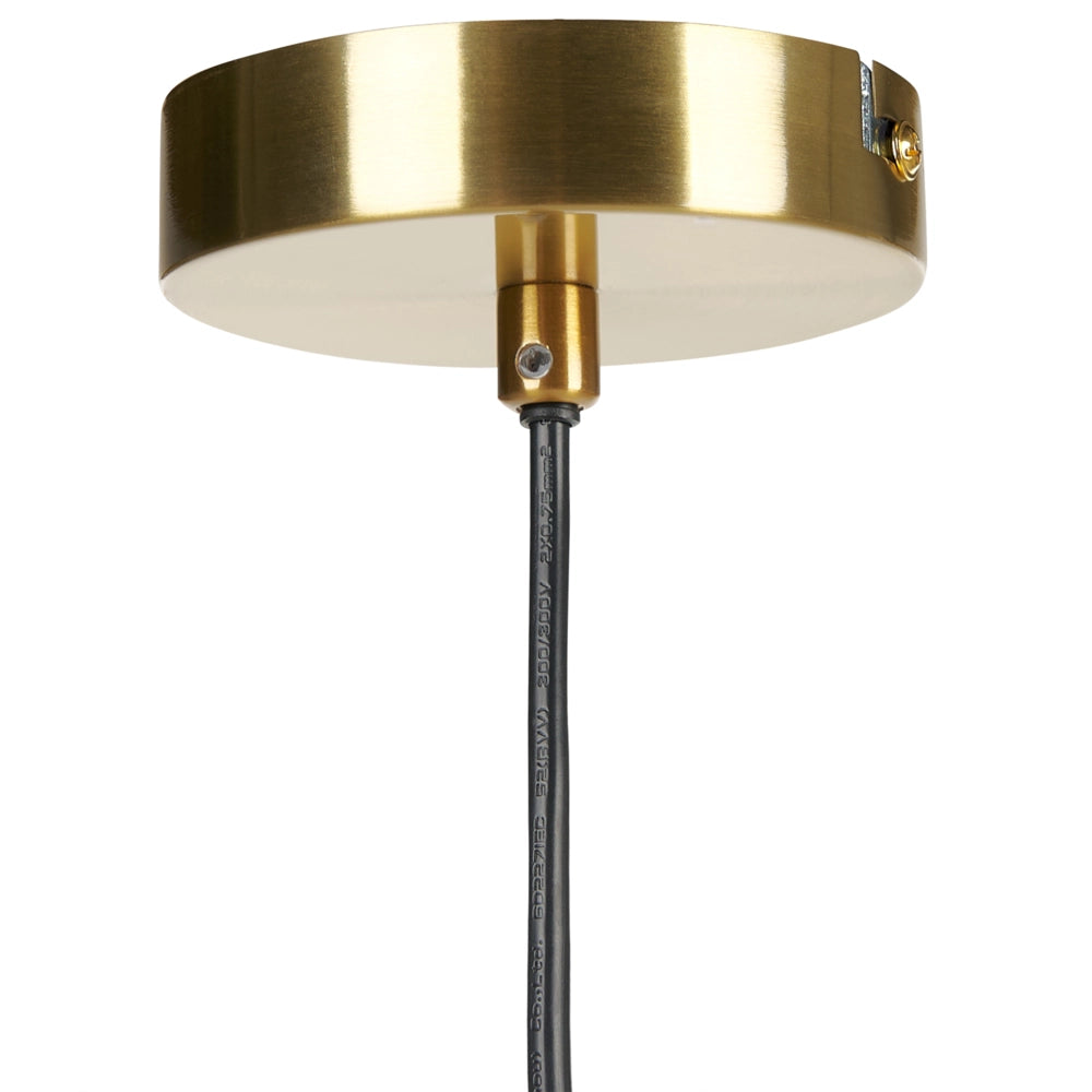 Lampadario in metallo e legno chiaro stile moderno soggiorno ingresso camera da letto