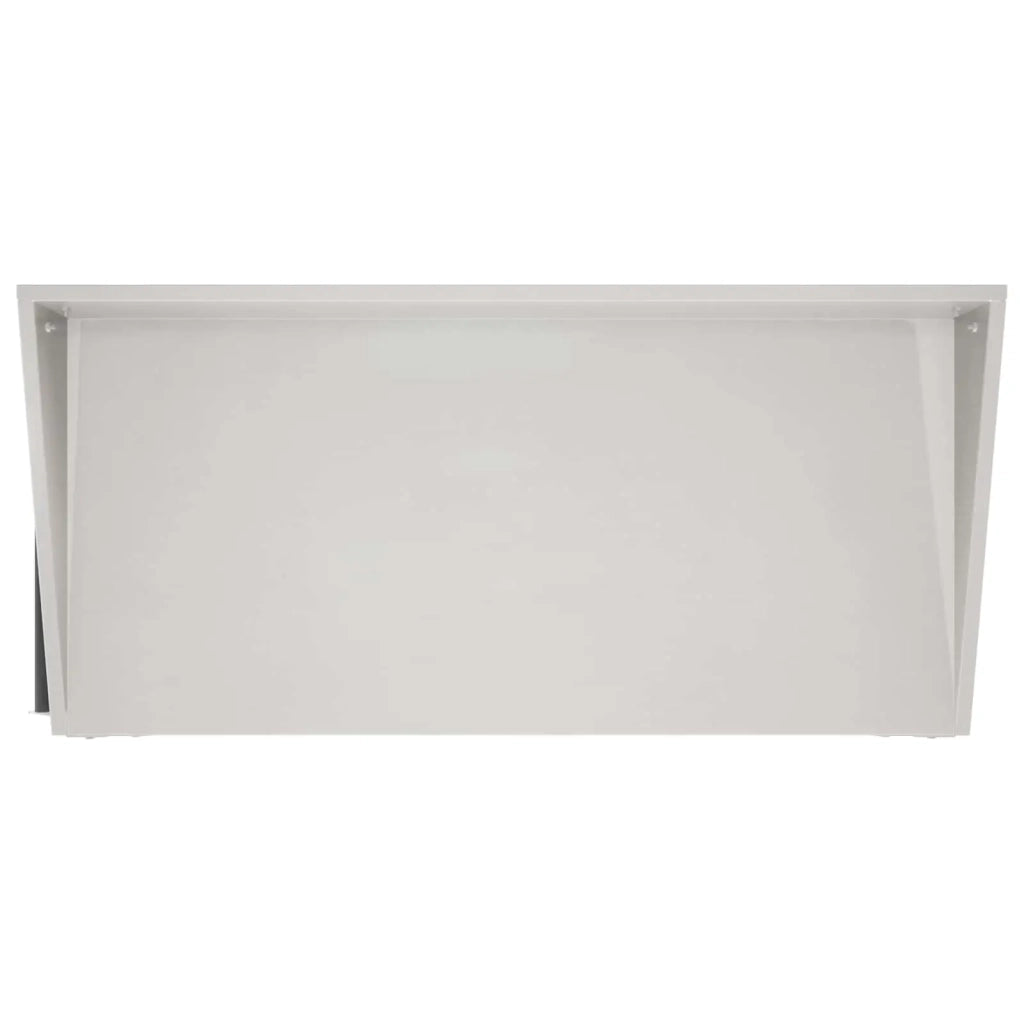 Tavolo da Vaso con Ruote 96 x 50 x 89 cm Acciaio Inox Argento 8014852