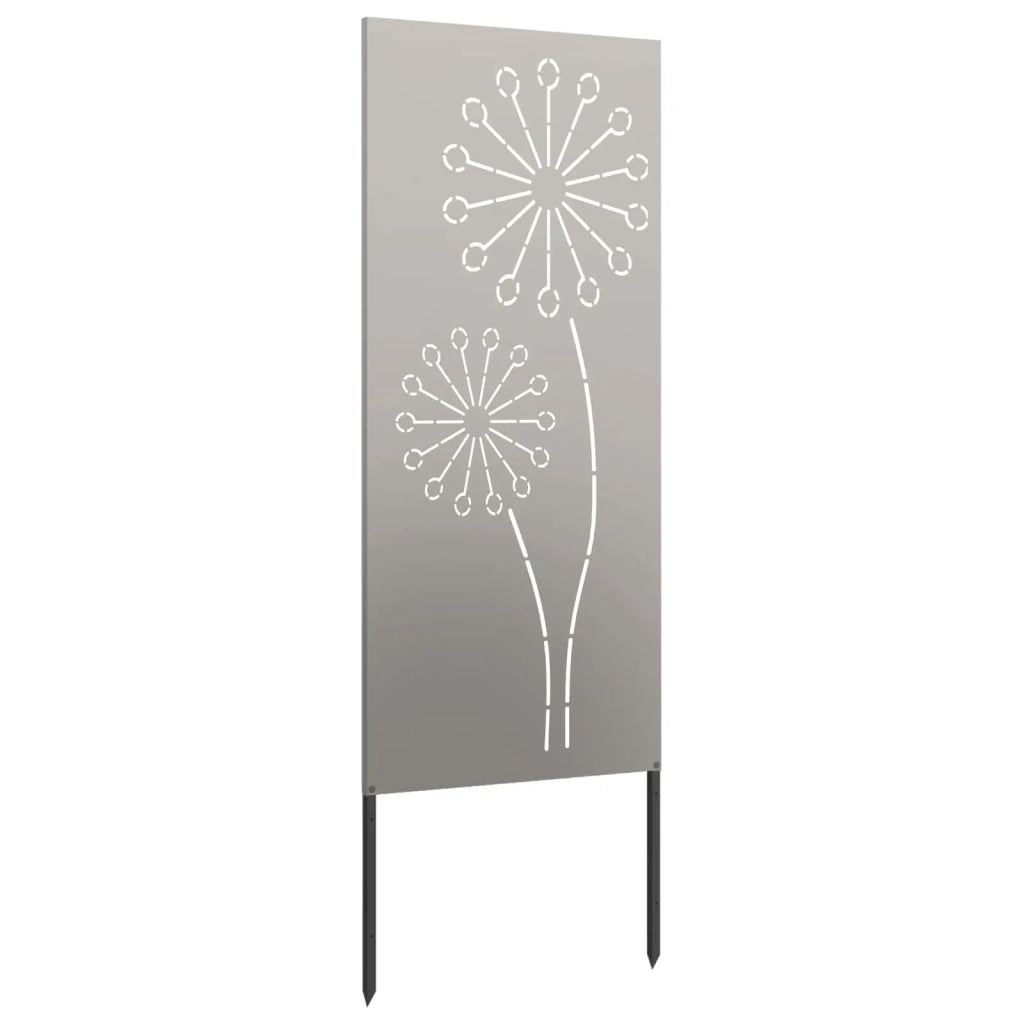 Schermo per privacy in giardino Traforo Ruggine 50 x 140 cm 876307