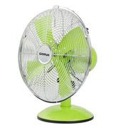 G3 ferrari ventilatore da tavolo ponente colore verde, cartone rovinato