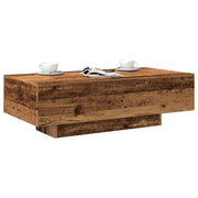 Tavolino Salotto-Tavolino da soggiorno-Tavolo Legno Antico 100x49,5x31 cm Legno Multistrato