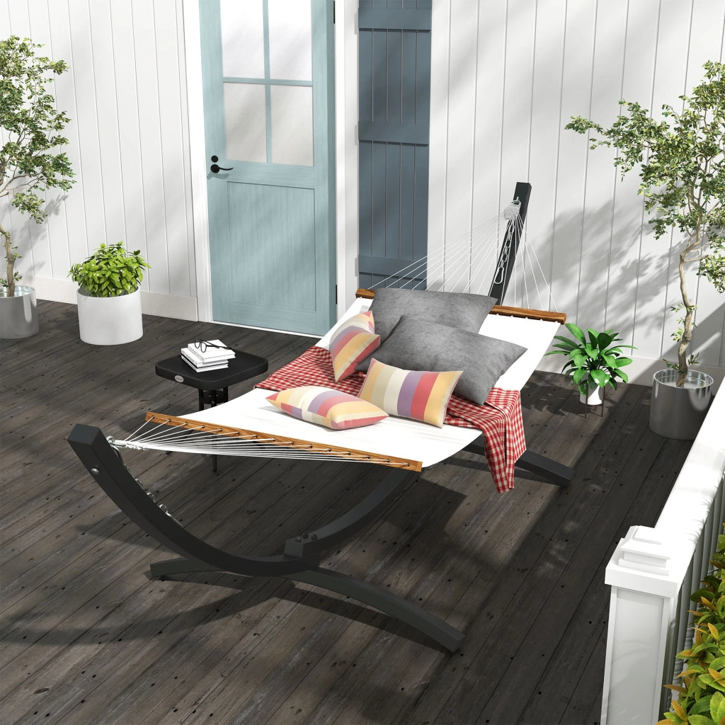 Supporto per amaca in metallo robusto ¨C Zephmum ¨C Grigio 360 cm per amache 270-330 cm