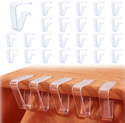Tappetino per tavolo Clips 64 pezzi - Clip per tappetino impermeabile - Clip trasparente - Per interni/esterni - Progettata con presa forte - In plastica resistente all'usura - Sostituti di clip per tappetino