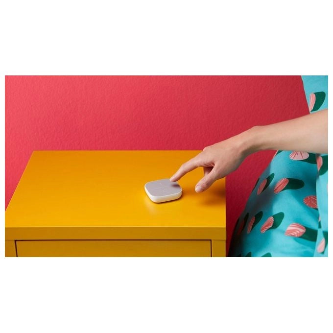 WiZ 8719514554795A Smart Button Interruttore Intelligente con Controllo Bluetooth e WiFi 15 m colore Bianco