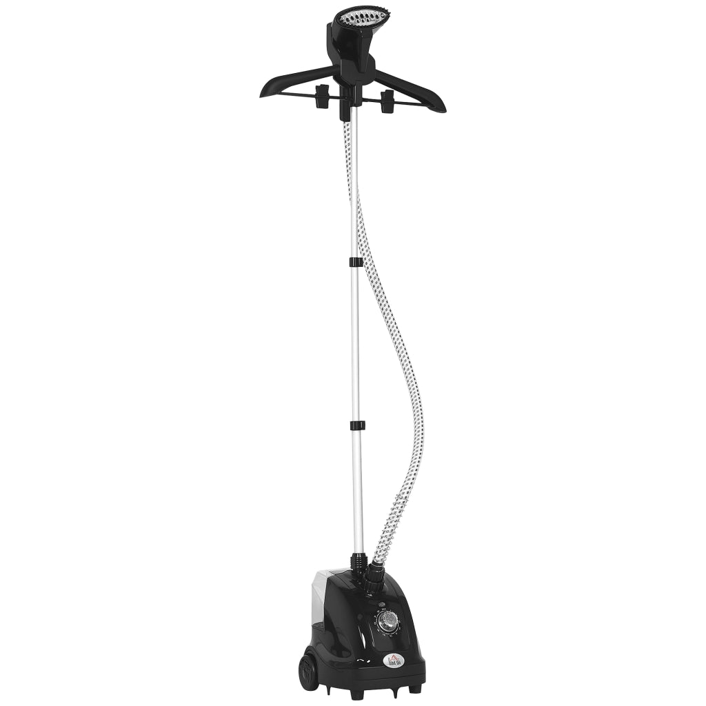 Stiratrice a Vapore Verticale ¨C Zephmum ¨C Nero, ABS e PP, 26x21.5x29 cm