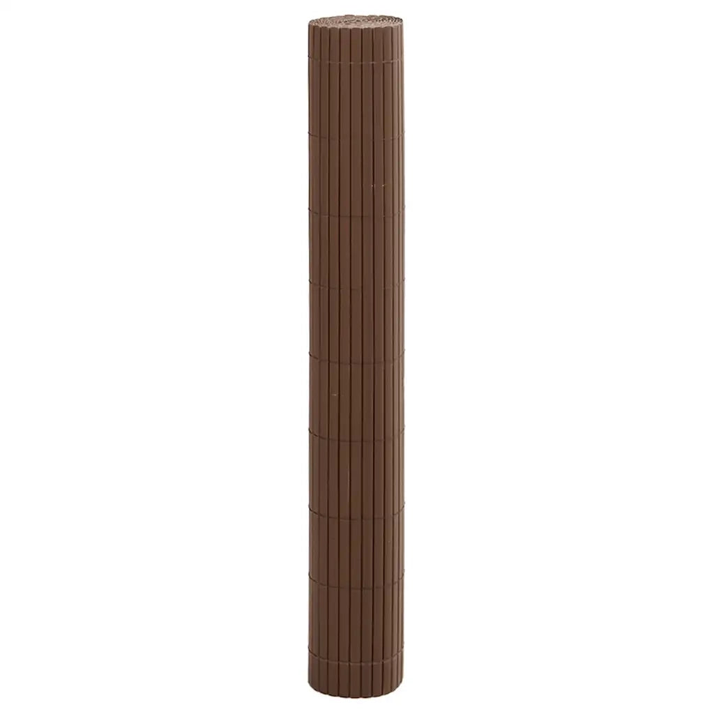 Recinzione da Giardino Bifacciale Marrone 1,8x3 m in PVC 42002621