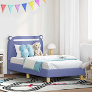 Struttura letto bambini con testata-Giroletto per bambini Blu jeans 80 x 160 cm 290707