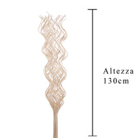 Set 20 Decorazioni Legno Twist Willow H 130 cm