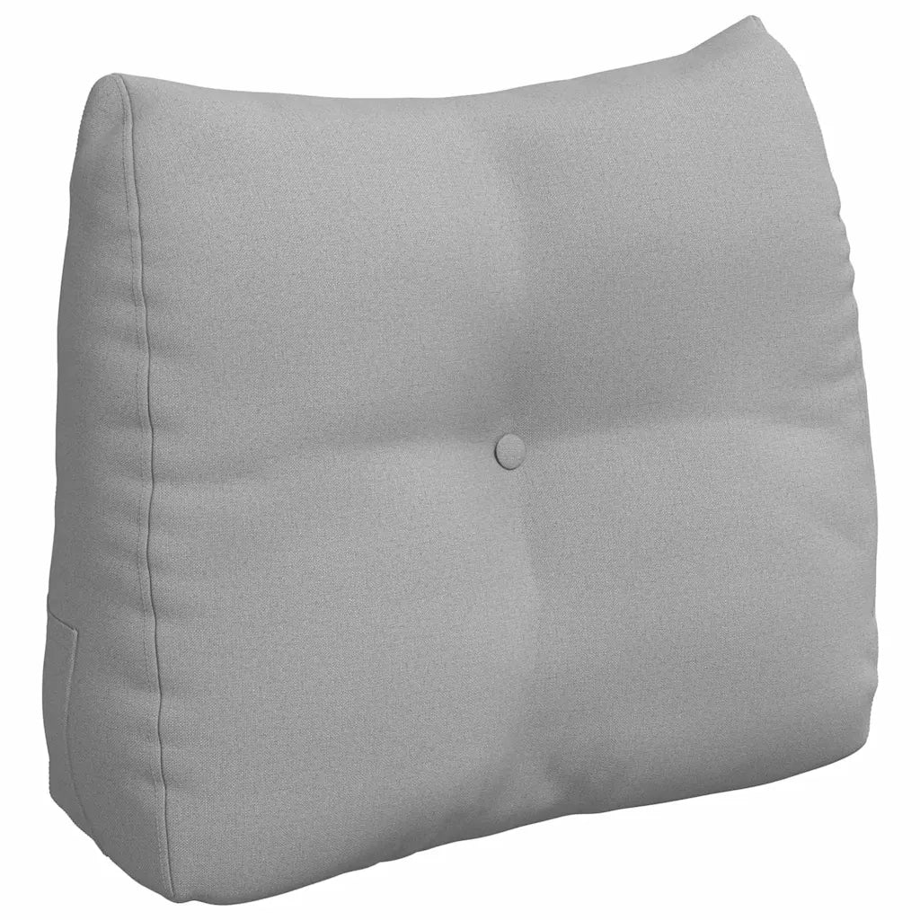Cuscino per Schiena Grigio Nuvola 60 x 24 x 50 cm Tessuto