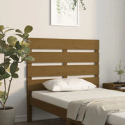 Testiera Marrone Ambra 100x3x80 cm in Legno Massello di Pino