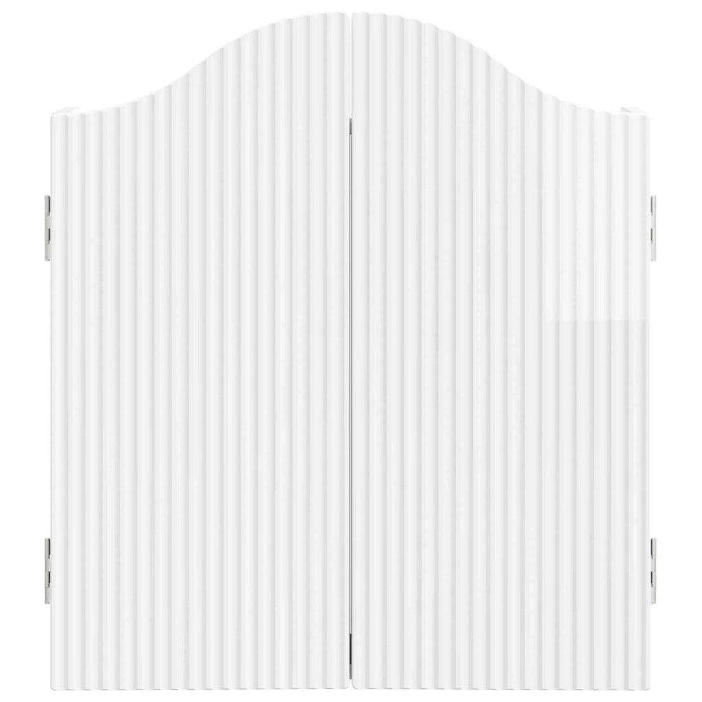 Armadio per Dartboard Bianco Lucido 56 x 12 x 63 cm 8006655